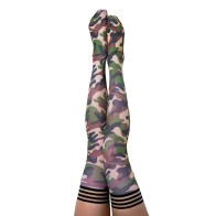 Kix'ies Alex Camo Thigh Highs Size B