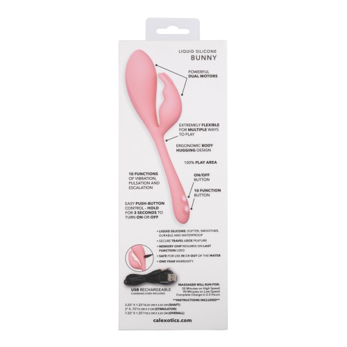 Elle Liquid Silicone Bunny Pink