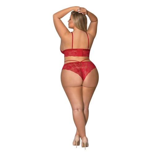 Conjunto de Sujetador y Panty Sugar & Spice Rojo