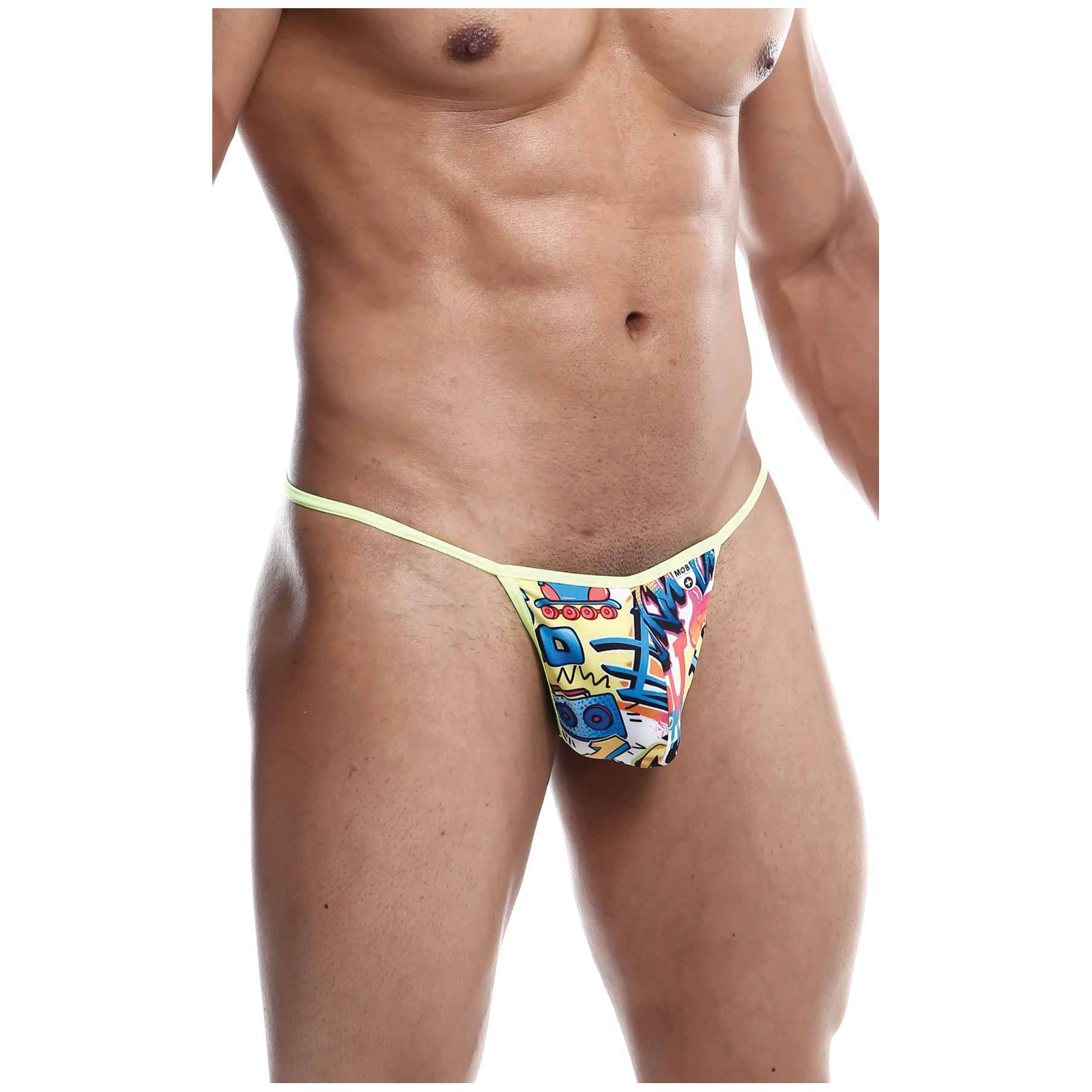 Tanga G-String Hipster Sinful Impresión Amarilla