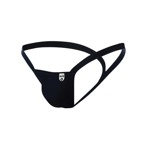 Male Basics Y Buns Thong - Black SM