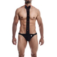 Male Basics Tuxedo Lace Jockstrap for Seductive Flair