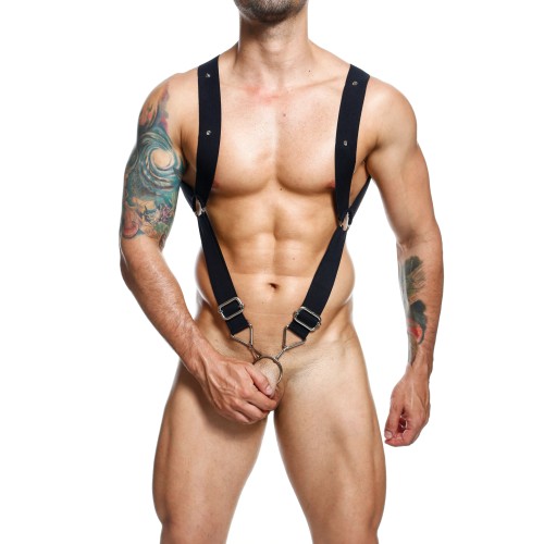 Dngeon Straight Back Harness Black O/S