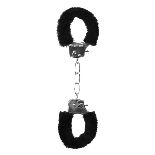 Shots Ouch Beginner's Furry Hand Cuffs - Safe Fun