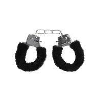 Shots Ouch Beginner's Furry Hand Cuffs - Safe Fun