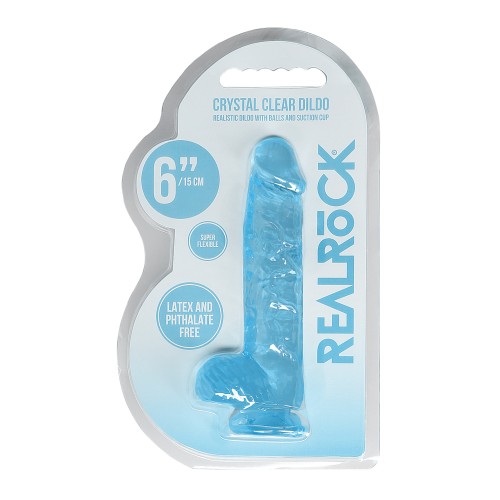 RealRock 6" Crystal Clear Dildo