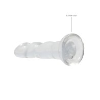 Shots RealRock Crystal Clear 7 Inch Dildo - Transparent Pleasure