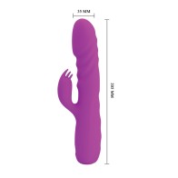 Vibrador Conejo Thrusting Pretty Love Melanie Fucsia