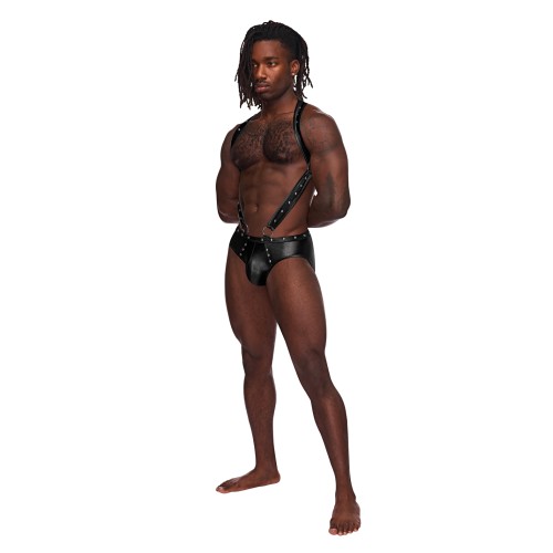 Fetish Uranus Harness Brief Black S/M