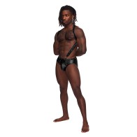 Fetish Uranus Harness Brief Black S/M