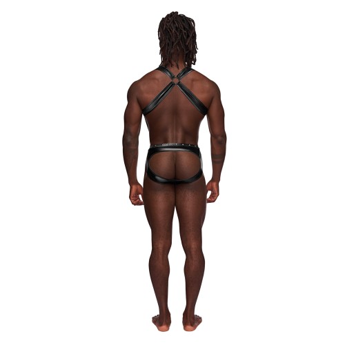 Fetish Uranus Brief de Arnés Negro S/M