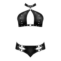 Lust Juno Top with Velcro Choker Neck