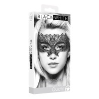 Ouch Lace Eye Mask Black White