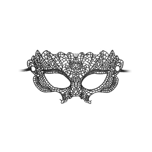 Ouch Lace Eye Mask Black White