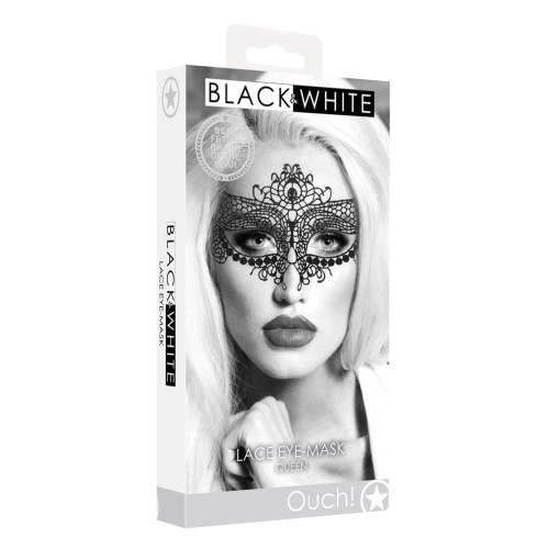 Shots Ouch Black Lace Eye Mask for seductive play