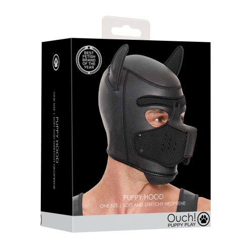 Ouch! Puppy Play Black Hood