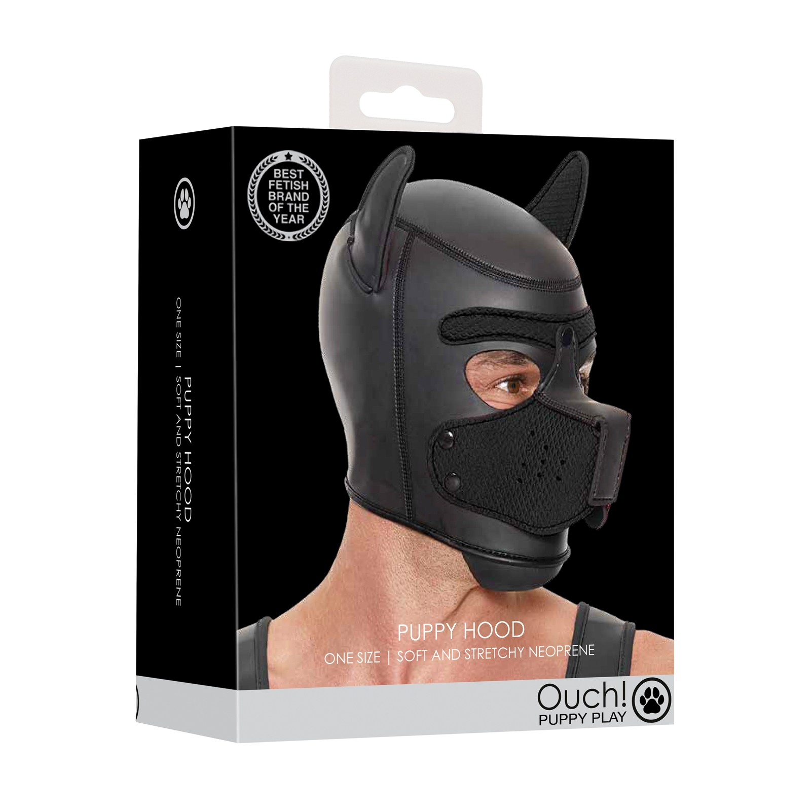 Ouch! Puppy Play Black Hood