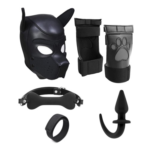 Shots Ouch Puppy Play Kit LXL Black