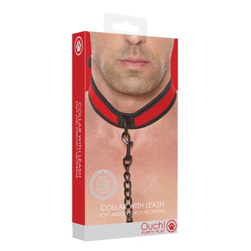 Shots Ouch Puppy Play Collar & Leash