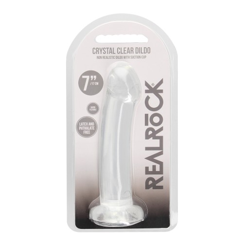 Shots RealRock Crystal Clear Dildo 7 inch