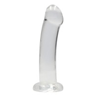 Dildo Transparente Shots RealRock Crystal Clear 7 pulgadas