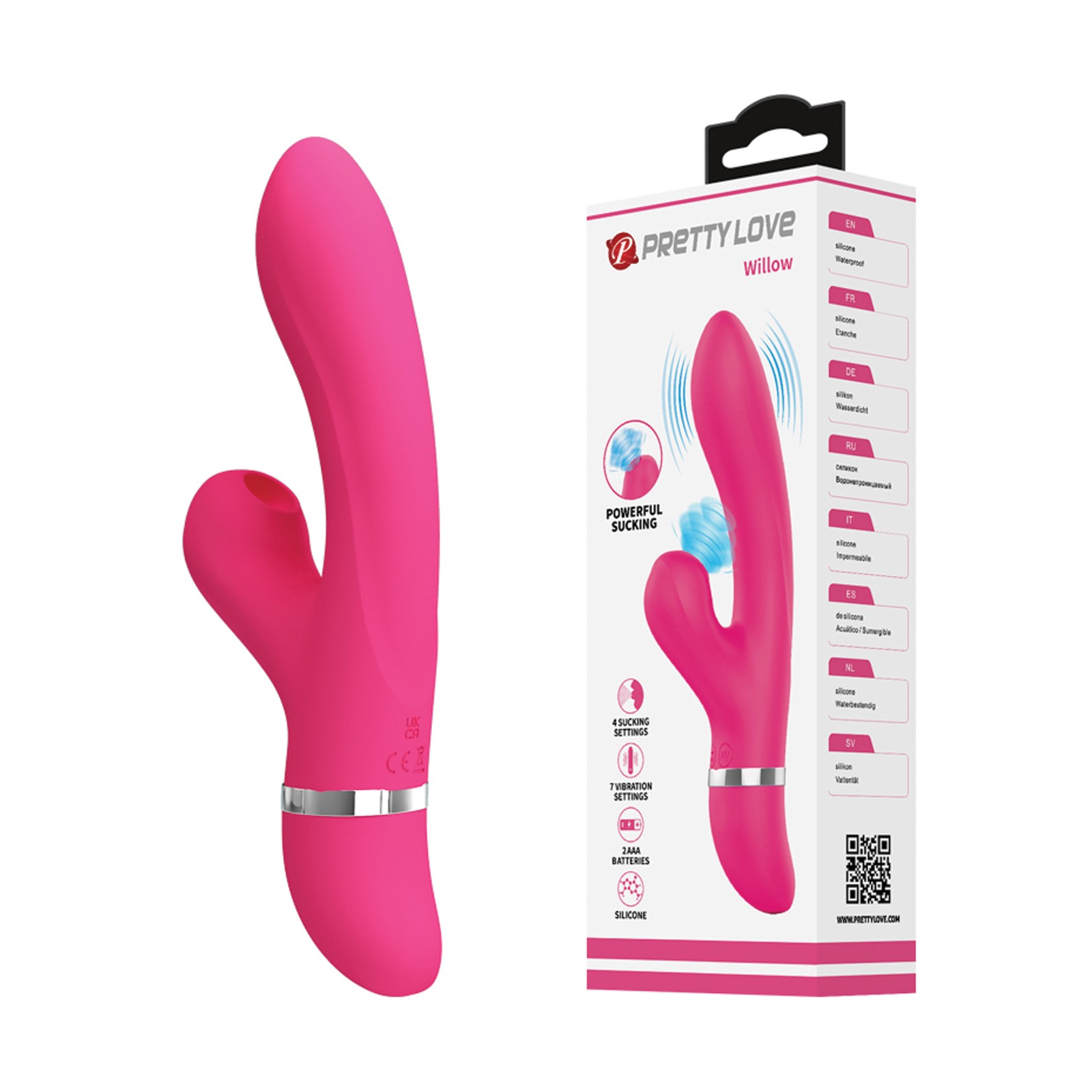 Pretty Love Willow Sucking Rabbit Vibrator