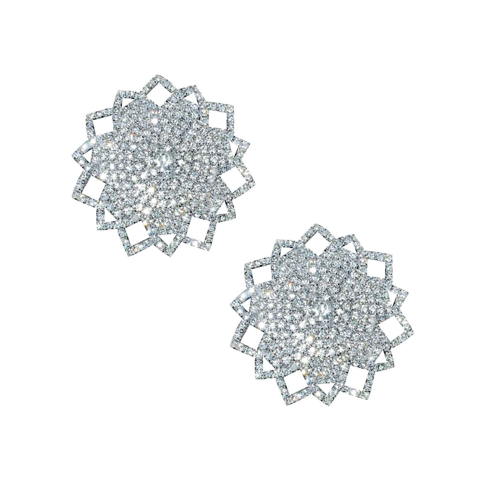 Neva Nude Ice Crystal Jewel Pasties - Sparkly Fun