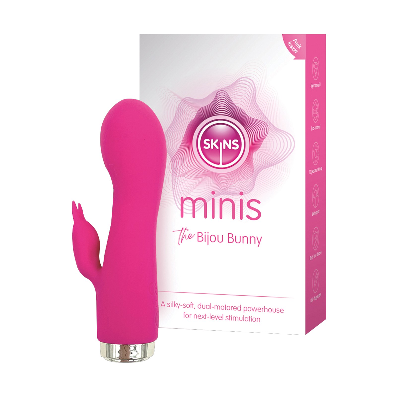 Conejito Bijou Rosa Mini Vibrador