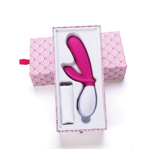 OhMiBod Lovelife Snuggle Dual Stimulation Vibe Pink