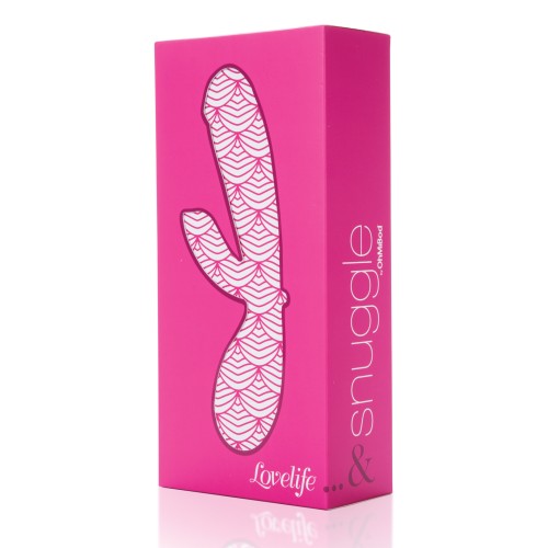 Vibrador de Doble Estimulación OhMiBod Lovelife Snuggle Rosa