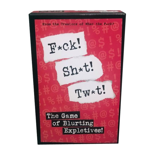 F*ck! Sh*t! Tw*t! Party Card Game for Adult Fun