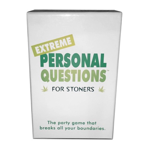 Juego de Cartas Extreme Personal Questions for Stoners