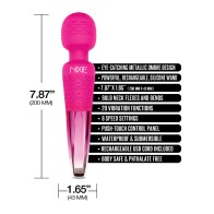 Nixie Rechargeable Wand Massager Pink Ombre Metallic