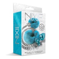 Nixie Metal Butt Plug - Blue Metallic