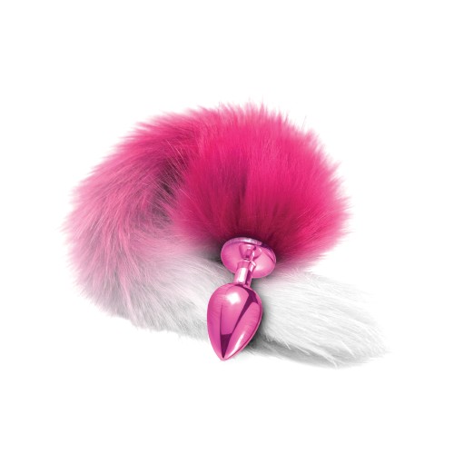 Nixie Metal Butt Plug with Faux Fur Tail - Unique Pleasure