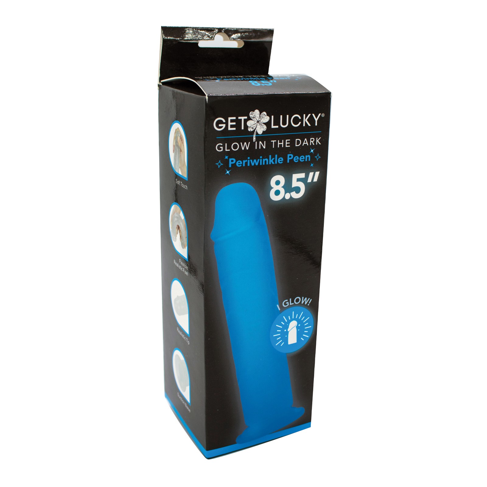 Dildo 8.5" que Brilla en la Oscuridad - Get Lucky