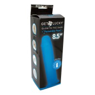 Dildo 8.5" que Brilla en la Oscuridad - Get Lucky