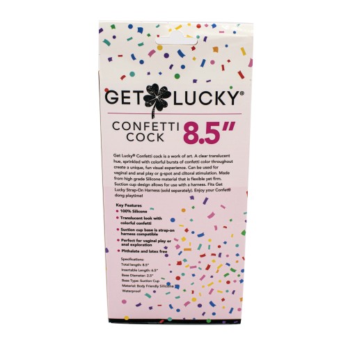 Get Lucky Pene Confetti de 8.5" Real Skin