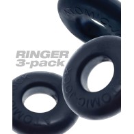 Anillo para el Pene Oxballs Ringer Edición Especial Pack de 3 Nocturno