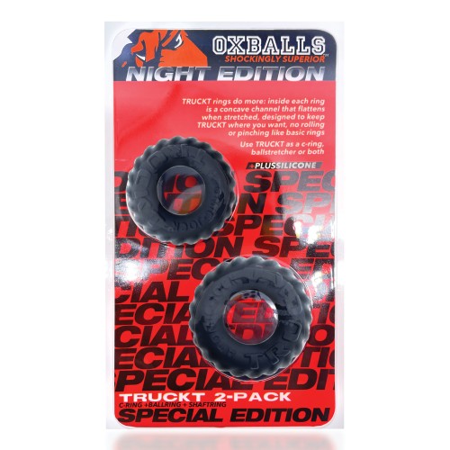 Pack Nocturno de Anillos para el Pene y Testículos Oxballs TruckT para Diversión Máxima