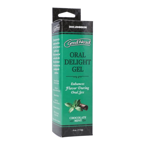 Gel Delicia Oral GoodHead - 4 oz Chocolate Menta