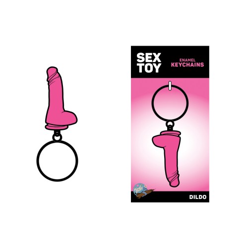 Llavero Dildo Rosa Wood Rocket Accesorio de Novedad