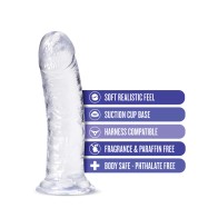 B Yours Plus 8" Roar n Ride Clear Dildo