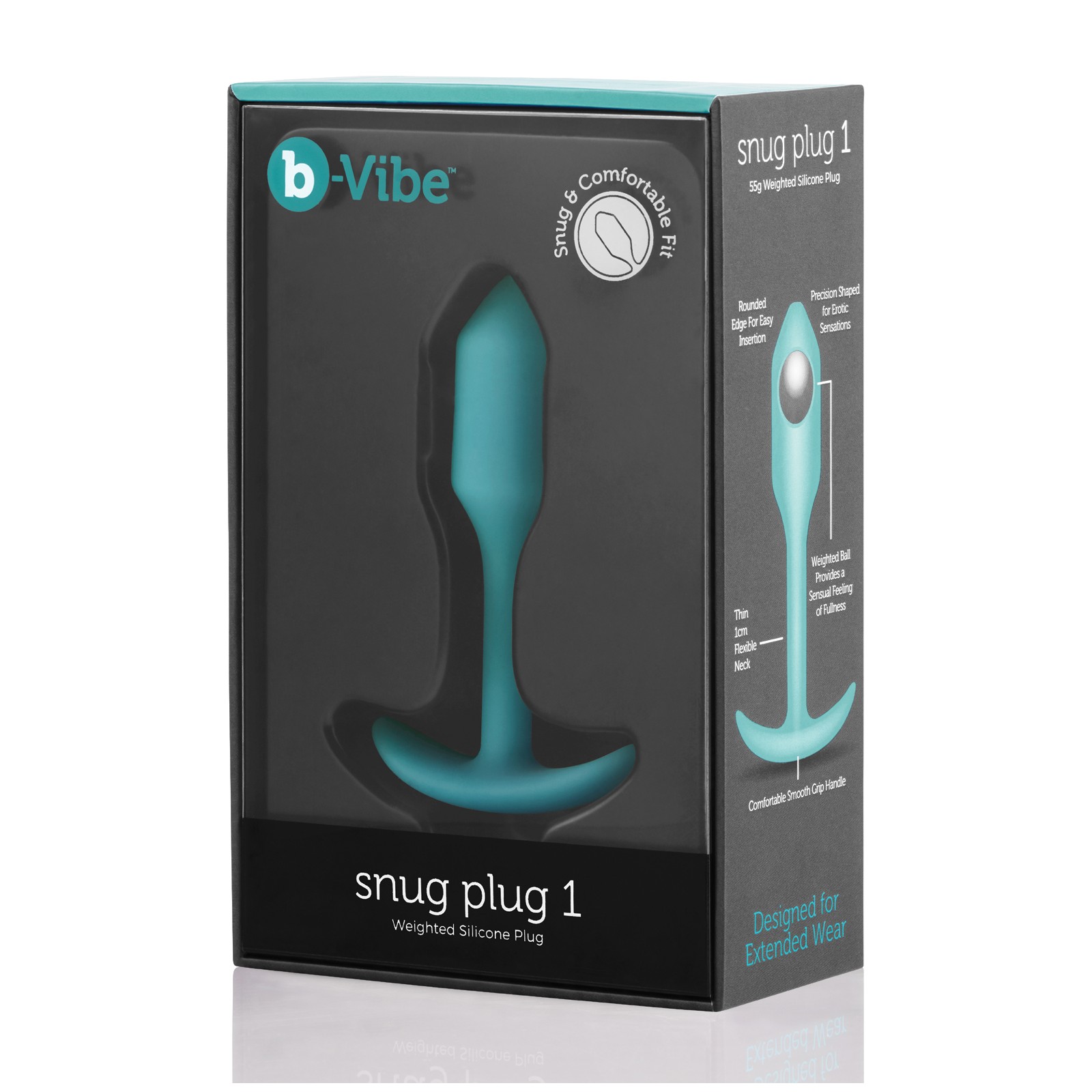 b-Vibe Plug Snug Pesado 1 55g Menta