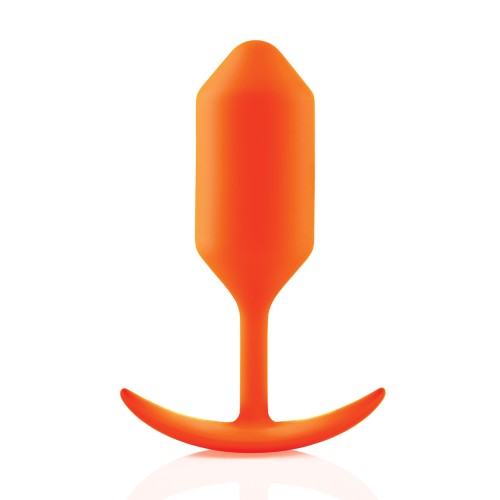 b-Vibe Snug Plug 3 con Peso - 180 g Naranja