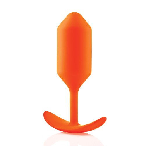 b-Vibe Snug Plug 3 con Peso - 180 g Naranja