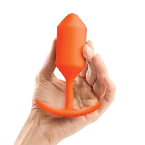 b-Vibe Weighted Snug Plug 3 - 180 g Orange