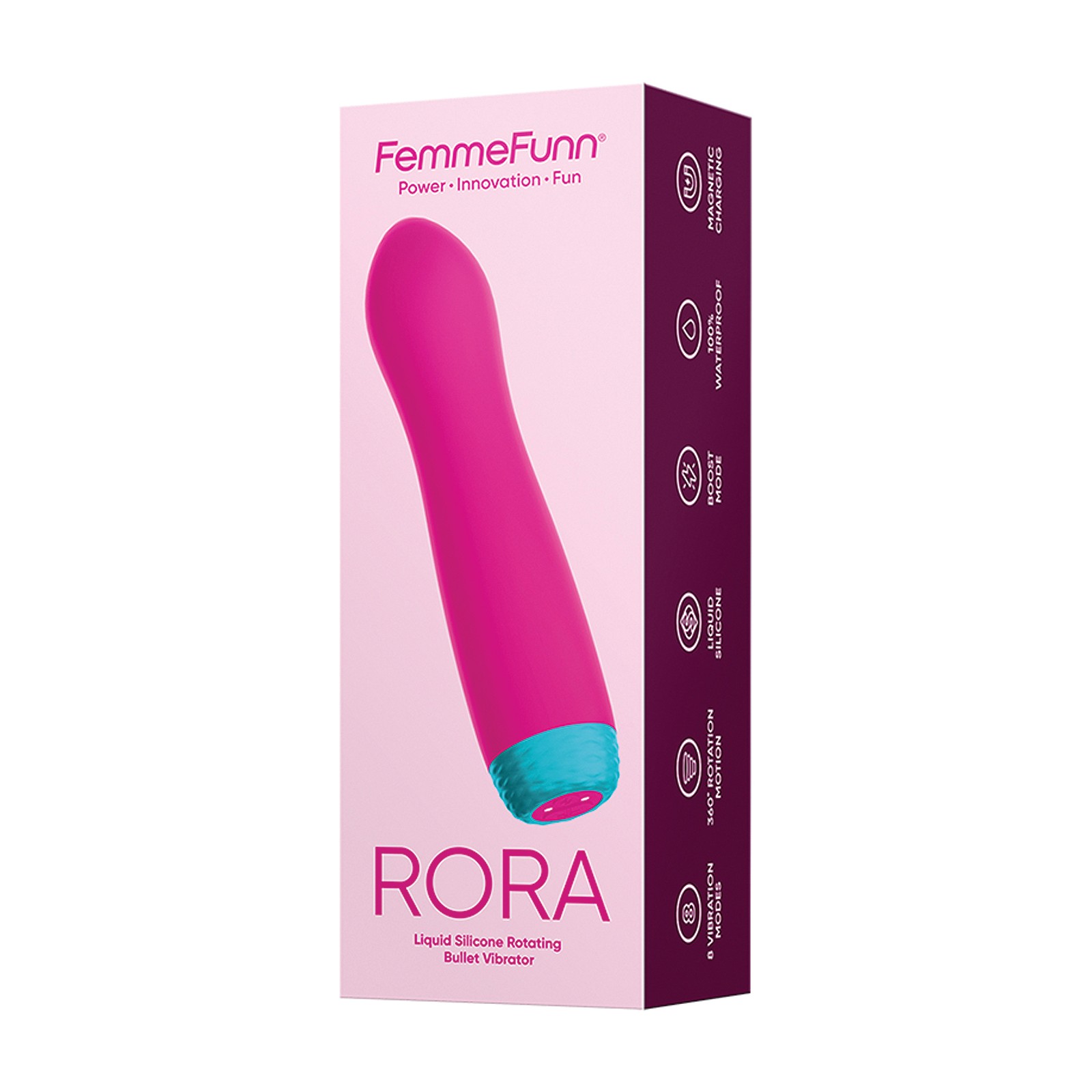 Femme Funn Rora Rotating Bullet - Pink