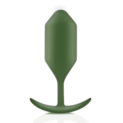 b-Vibe Snug Plug 4 Ponderado - 256 g para Comodidad