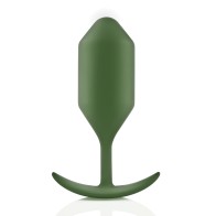 b-Vibe Snug Plug 4 Ponderado - 256 g para Comodidad